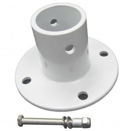 Whole-In-One PF-3119 White Aluminum Deck Flange WH2771809